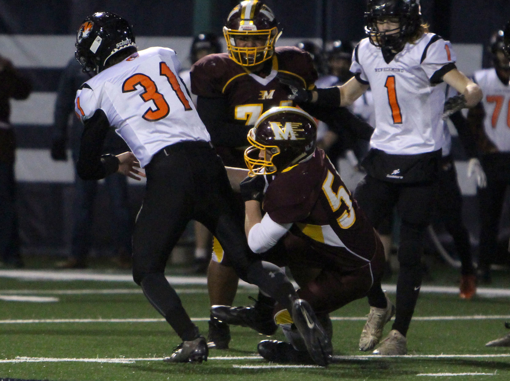 New Richmond at Menomonie football 11-1-19